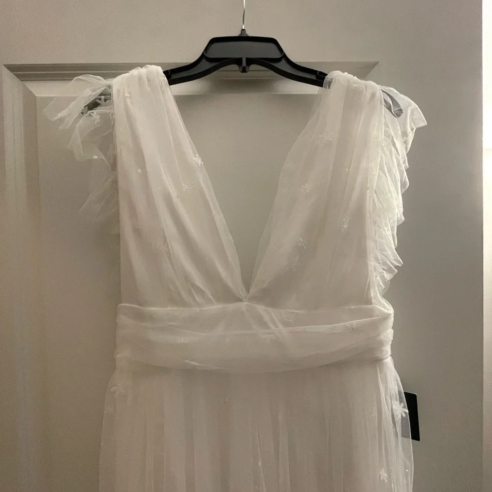 White dress (Bridal, elegant) - Picture 5 of 6